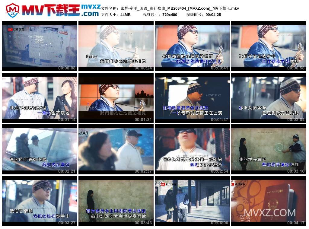 张辉-牵手_国语_流行歌曲_MB203404